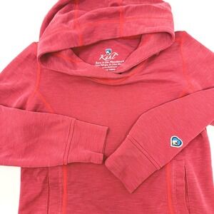 Kuhl Girls XS‎ 5-6 Red Tencel Blend Pullover Hoodie Sweatshirt